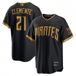 Roberto Clemente Pittsburgh Pirates Nike 2026 City Connect Stadium Jersey - Black Roberto Clemente Pittsburgh Pirates Nike 2026 City Connect Stadium Jersey - Black