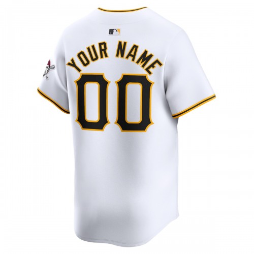 Pittsburgh Pirates Nike Home Limited Custom Jersey - White