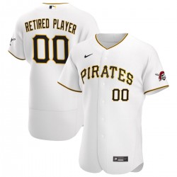 Pittsburgh Pirates Nike Home Custom Pick-A-Player Retired Roster Authentic Jersey - White Pittsburgh Pirates Nike Home Custom Pick-A-Player Retired Roster Authentic Jersey - White