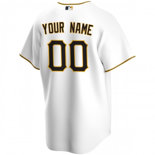 Pittsburgh Pirates Nike Home Replica Custom Jersey - White