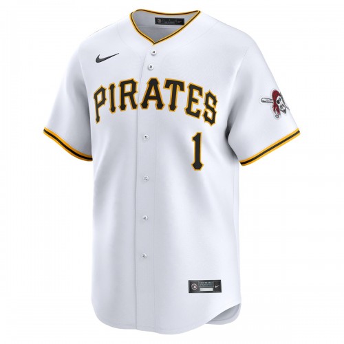 Pittsburgh Pirates Nike #1 Dad Home Limited Jersey - White