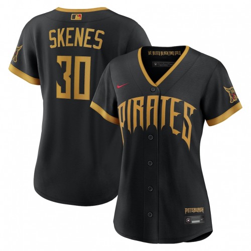 Paul Skenes Pittsburgh Pirates Nike Women's 2026 City Connect Stadium Jersey - Black Paul Skenes Pittsburgh Pirates Nike Women's 2026 City Connect Stadium Jersey - Black