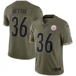 Jerome Bettis Pittsburgh Steelers 2022 Salute To Service Retired Player Limited Jersey - Olive Jerome Bettis Pittsburgh Steelers 2022 Salute To Service Retired Player Limited Jersey - Olive