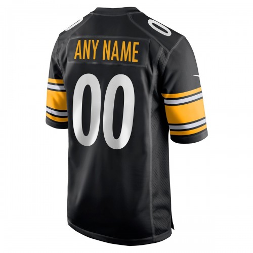 Pittsburgh Steelers Nike Game Custom Player Jersey - Black