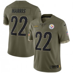 Najee Harris Pittsburgh Steelers Nike 2022 Salute To Service Limited Jersey - Olive Najee Harris Pittsburgh Steelers Nike 2022 Salute To Service Limited Jersey - Olive