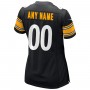 Pittsburgh Steelers Nike Women's Custom Game Jersey - Black