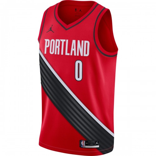 Damian Lillard Portland Trail Blazers Jordan Brand 2020/21 Swingman Jersey - Statement Edition - Red