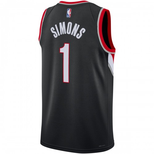 Anfernee Simons Portland Trail Blazers Nike Unisex Swingman Jersey - Icon Edition - Black