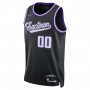 Sacramento Kings Nike 2021/22 Swingman Custom Jersey - City Edition - Black