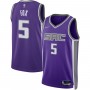 De'Aaron Fox Sacramento Kings Nike 2021/22 Diamond Swingman Jersey - Icon Edition - Purple