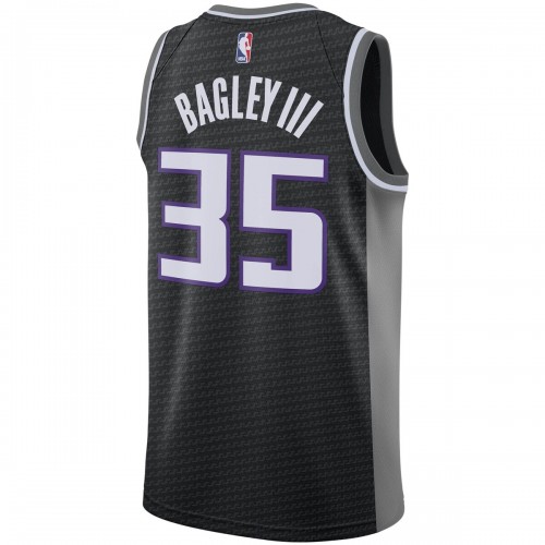 Marvin Bagley III Sacramento Kings Nike 2019/2020 Swingman Jersey - Statement Edition - Black