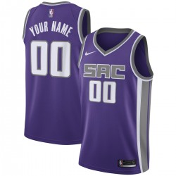 Sacramento Kings Nike 2020/21 Swingman Custom Jersey - Icon Edition - Purple