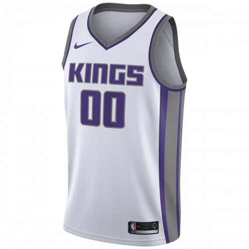 Sacramento Kings Nike 2020/21 Swingman Custom Jersey - Association Edition - White