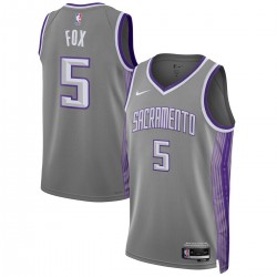 De'Aaron Fox Sacramento Kings Nike Unisex 2022/23 Swingman Jersey - City Edition - Anthracite