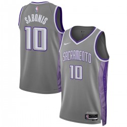 Domantas Sabonis Sacramento Kings Nike Unisex 2022/23 Swingman Jersey - City Edition - Anthracite Domantas Sabonis Sacramento Kings Nike Unisex 2022/23 Swingman Jersey - City Edition - Anthracite