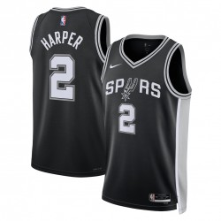 Dylan Harper San Antonio Spurs Nike Unisex 2025 NBA Draft First Round Pick Swingman Jersey - Icon Edition - Black Dylan Harper San Antonio Spurs Nike Unisex 2025 NBA Draft First Round Pick Swingman Jersey - Icon Edition - Black