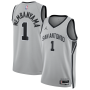 Victor Wembanyama San Antonio Spurs Jordan Brand Unisex Swingman Jersey - Statement Edition - Silver Victor Wembanyama San Antonio Spurs Jordan Brand Unisex Swingman Jersey - Statement Edition - Silver