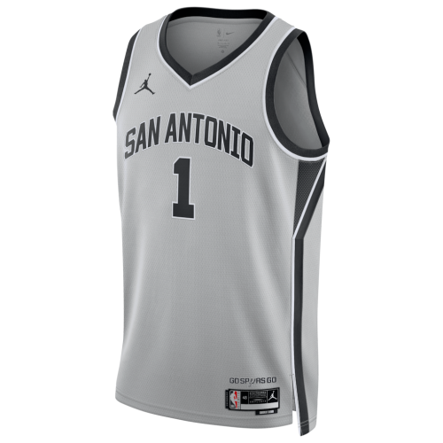 Victor Wembanyama San Antonio Spurs Jordan Brand Unisex Swingman Jersey - Statement Edition - Silver Victor Wembanyama San Antonio Spurs Jordan Brand Unisex Swingman Jersey - Statement Edition - Silver