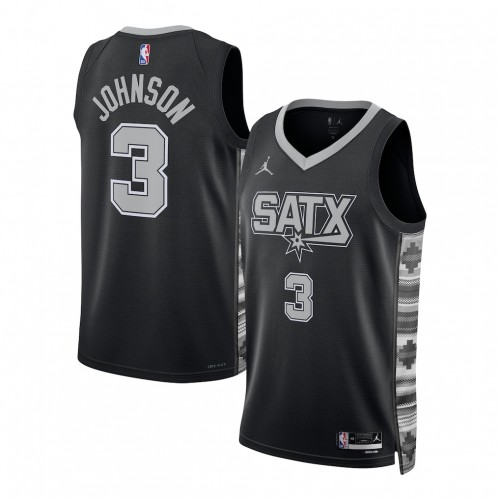 Keldon Johnson San Antonio Spurs Jordan Brand Unisex Swingman Jersey - Statement Edition - Black Keldon Johnson San Antonio Spurs Jordan Brand Unisex Swingman Jersey - Statement Edition - Black