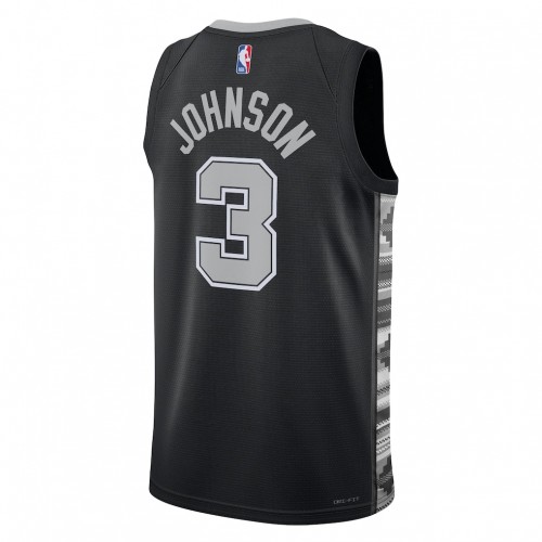 Keldon Johnson San Antonio Spurs Jordan Brand Unisex Swingman Jersey - Statement Edition - Black Keldon Johnson San Antonio Spurs Jordan Brand Unisex Swingman Jersey - Statement Edition - Black