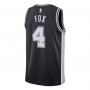 De'Aaron Fox San Antonio Spurs Nike Unisex Swingman Player Jersey - Icon Edition - Black