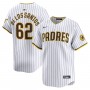 Enyel De Los Santos San Diego Padres Nike Home Limited Player Jersey – White