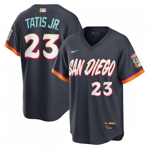 Fernando Tatis Jr. San Diego Padres Nike 2026 City Connect Stadium Jersey - Obsidian Fernando Tatis Jr. San Diego Padres Nike 2026 City Connect Stadium Jersey - Obsidian