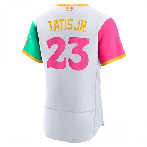 Fernando Tatis Jr. San Diego Padres Nike 2022 City Connect Authentic Player Jersey - White Fernando Tatis Jr. San Diego Padres Nike 2022 City Connect Authentic Player Jersey - White