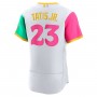 Fernando Tatis Jr. San Diego Padres Nike 2022 City Connect Authentic Player Jersey - White Fernando Tatis Jr. San Diego Padres Nike 2022 City Connect Authentic Player Jersey - White