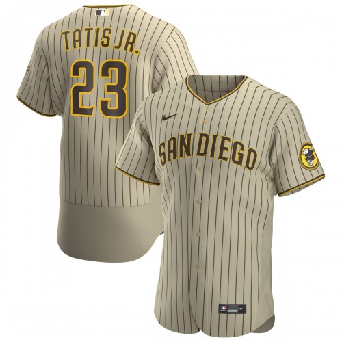Fernando Tatís Jr. San Diego Padres Nike Alternate Authentic Player Jersey - Tan/Brown