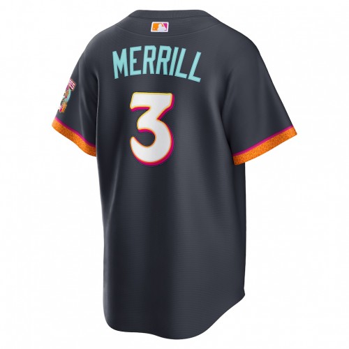 Jackson Merrill San Diego Padres Nike 2026 City Connect Stadium Jersey - Obsidian Jackson Merrill San Diego Padres Nike 2026 City Connect Stadium Jersey - Obsidian
