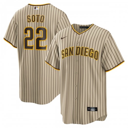 Juan Soto San Diego Padres Nike Alternate Replica Player Jersey - Tan/Brown