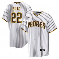 Juan Soto San Diego Padres Nike Home Replica Player Jersey - White/Brown Juan Soto San Diego Padres Nike Home Replica Player Jersey - White/Brown