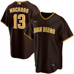 Manny Machado San Diego Padres Nike Alternate Replica Player Jersey - Brown Manny Machado San Diego Padres Nike Alternate Replica Player Jersey - Brown