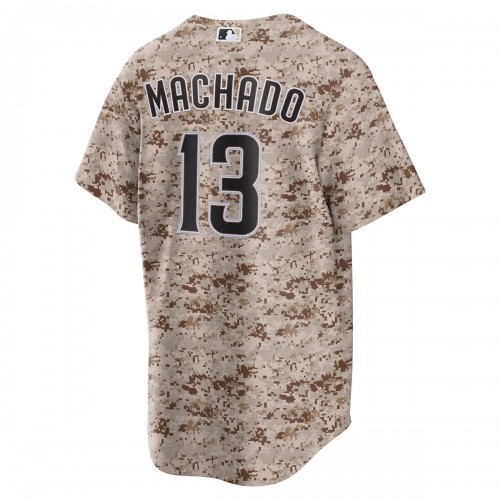 Manny Machado San Diego Padres Nike USMC Alternate Replica Player Jersey - Camo