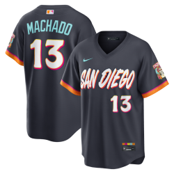 Manny Machado San Diego Padres Nike 2026 City Connect Stadium Jersey - Obsidian Manny Machado San Diego Padres Nike 2026 City Connect Stadium Jersey - Obsidian