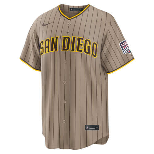 Manny Machado San Diego Padres Nike USA 250 Fourth of July Alternate Stadium Jersey - Sand Manny Machado San Diego Padres Nike USA 250 Fourth of July Alternate Stadium Jersey - Sand