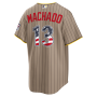 Manny Machado San Diego Padres Nike USA 250 Fourth of July Alternate Stadium Jersey - Sand Manny Machado San Diego Padres Nike USA 250 Fourth of July Alternate Stadium Jersey - Sand
