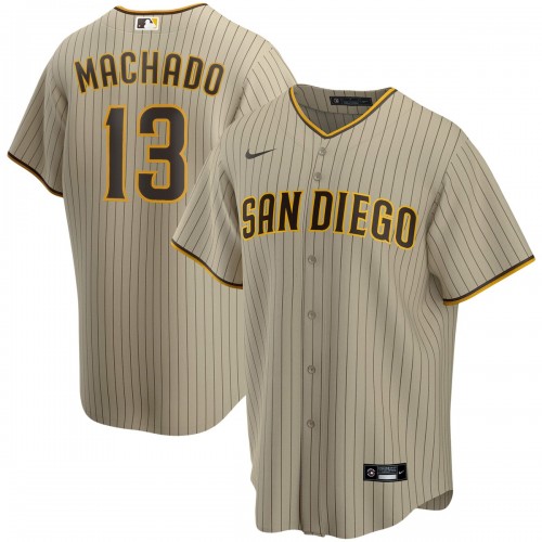 Manny Machado San Diego Padres Nike Alternate Replica Player Jersey - Tan