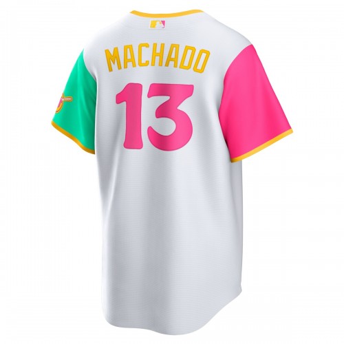 Manny Machado San Diego Padres Nike 2022 City Connect Replica Player Jersey - White