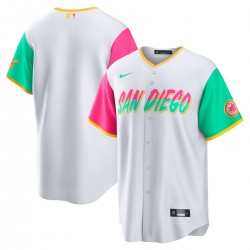 San Diego Padres Nike 2022 City Connect Replica Team Jersey - White San Diego Padres Nike 2022 City Connect Replica Team Jersey - White