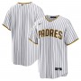 San Diego Padres Nike Home Blank Replica Jersey - White