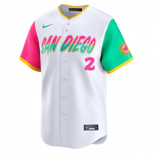 Xander Bogaerts San Diego Padres Nike City Connect Limited Player Jersey - White