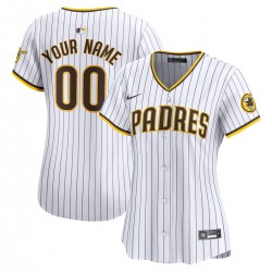 San Diego Padres Nike Women's Home Limited Custom Jersey - White San Diego Padres Nike Women's Home Limited Custom Jersey - White