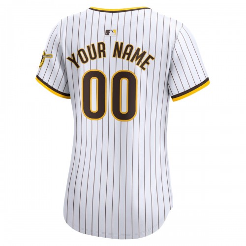 San Diego Padres Nike Women's Home Limited Custom Jersey - White