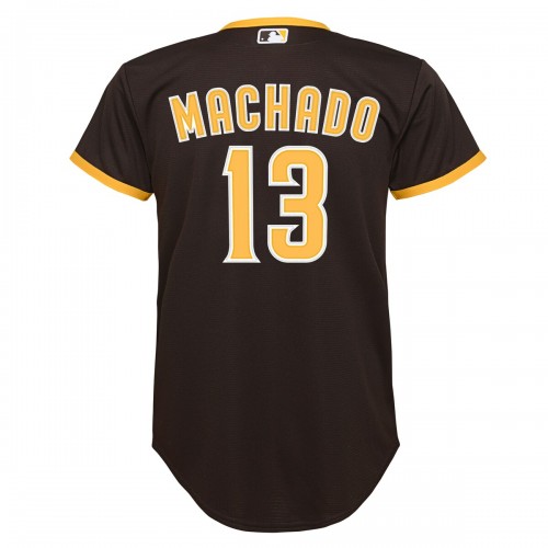 Manny Machado San Diego Padres Nike Youth Alternate Replica Player Jersey - Brown