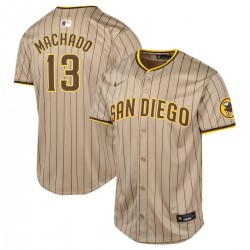 Manny Machado San Diego Padres Nike Youth Alternate Limited Player Jersey - Sand Manny Machado San Diego Padres Nike Youth Alternate Limited Player Jersey - Sand