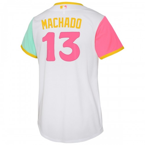 Manny Machado San Diego Padres Nike Youth 2022 City Connect Replica Player Jersey - White
