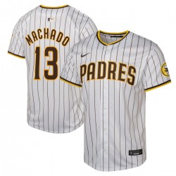 Manny Machado San Diego Padres Nike Youth Home Limited Player Jersey - White Manny Machado San Diego Padres Nike Youth Home Limited Player Jersey - White