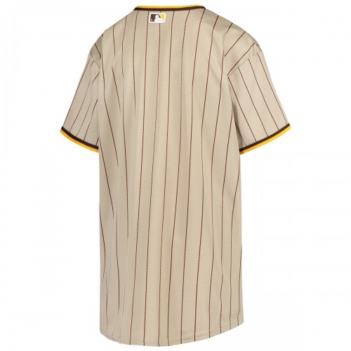 San Diego Padres Nike Youth Alternate Replica Team Jersey - Sand/Brown